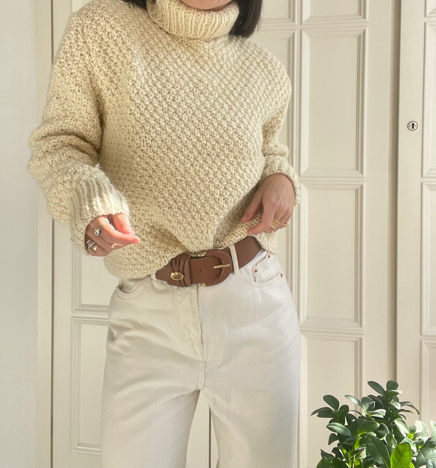 PULLOVER COLLO ALTO HANDMADE