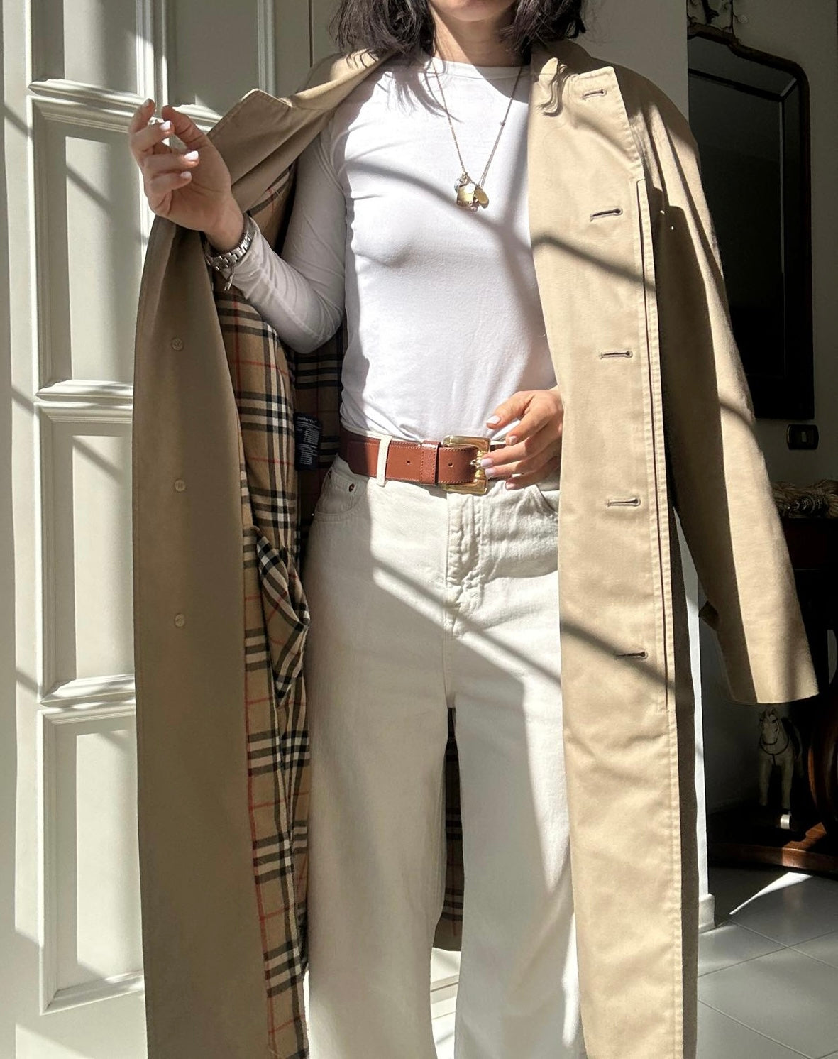 Burberry trench lungo