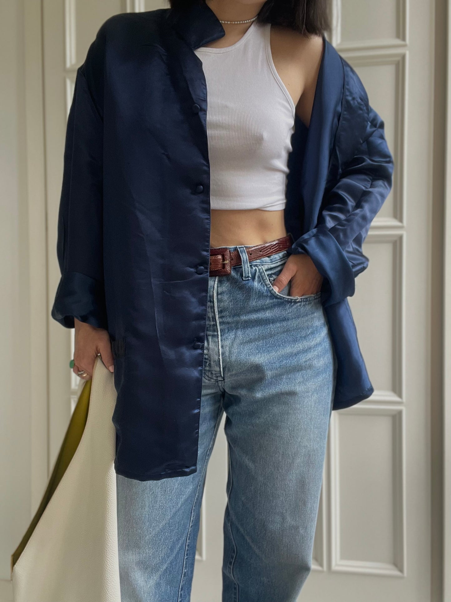CAMICIA GIACCA IN SETA