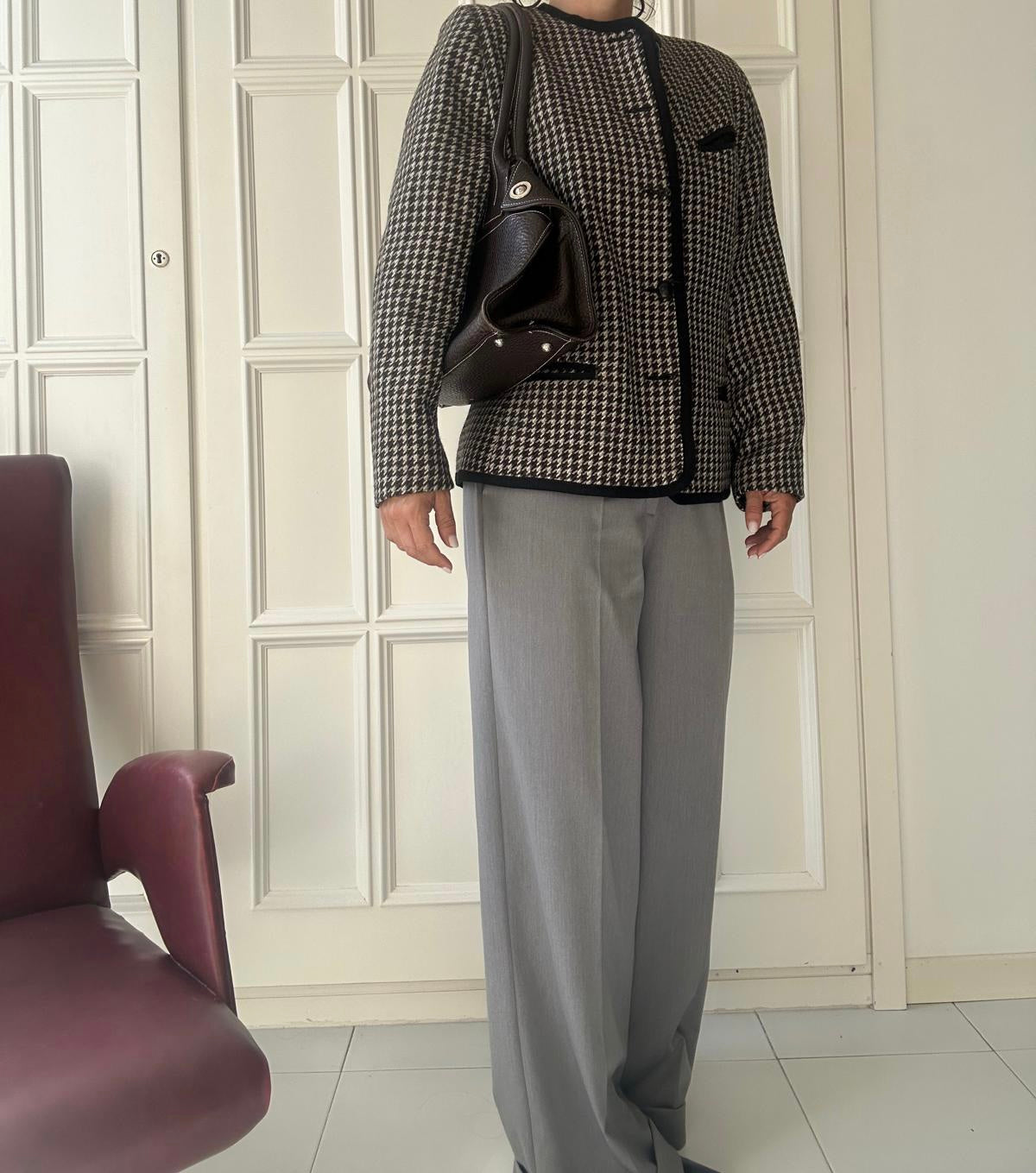 Piede de poule jacket