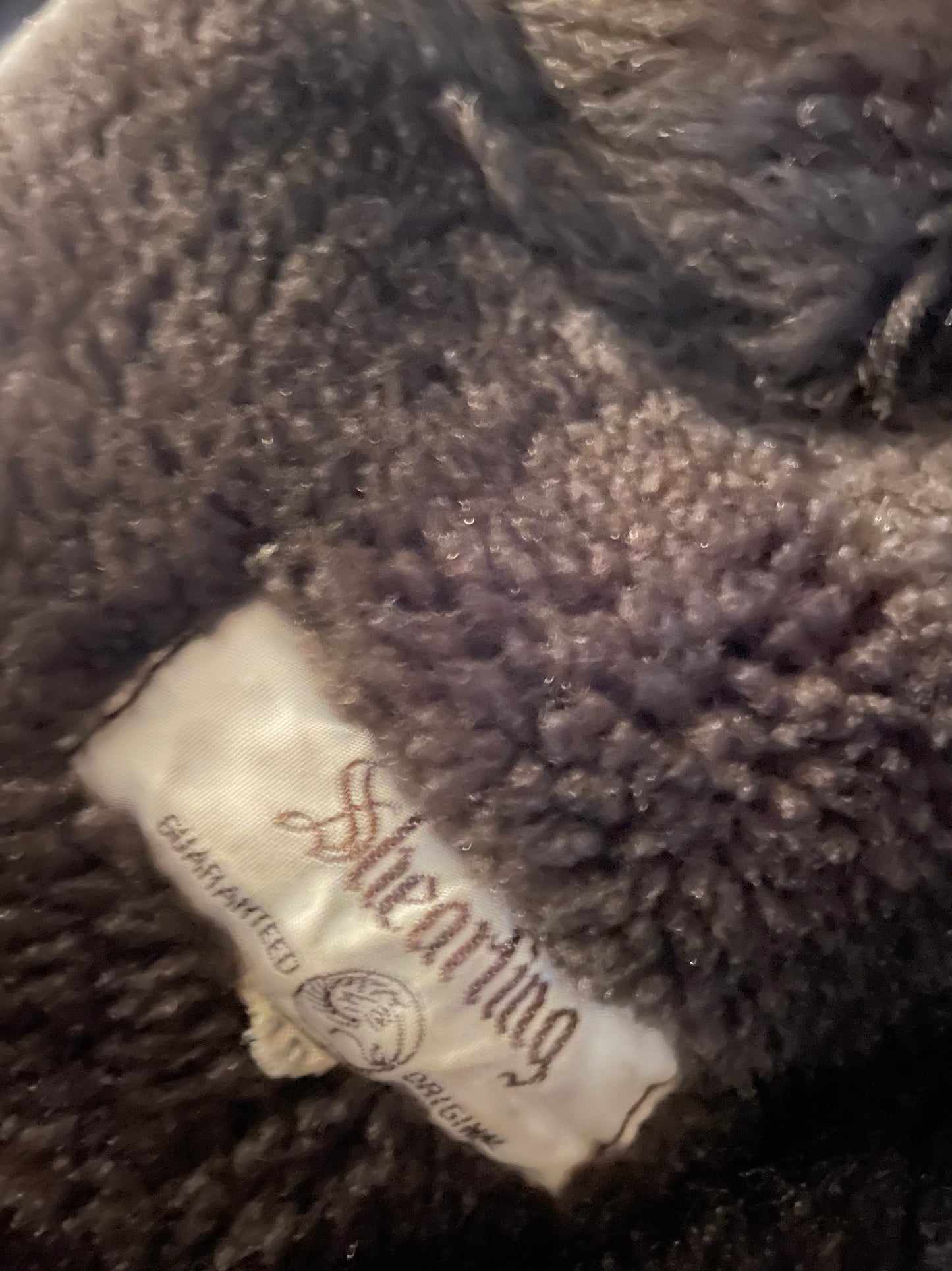 Montone SHEARLING color cioccolato