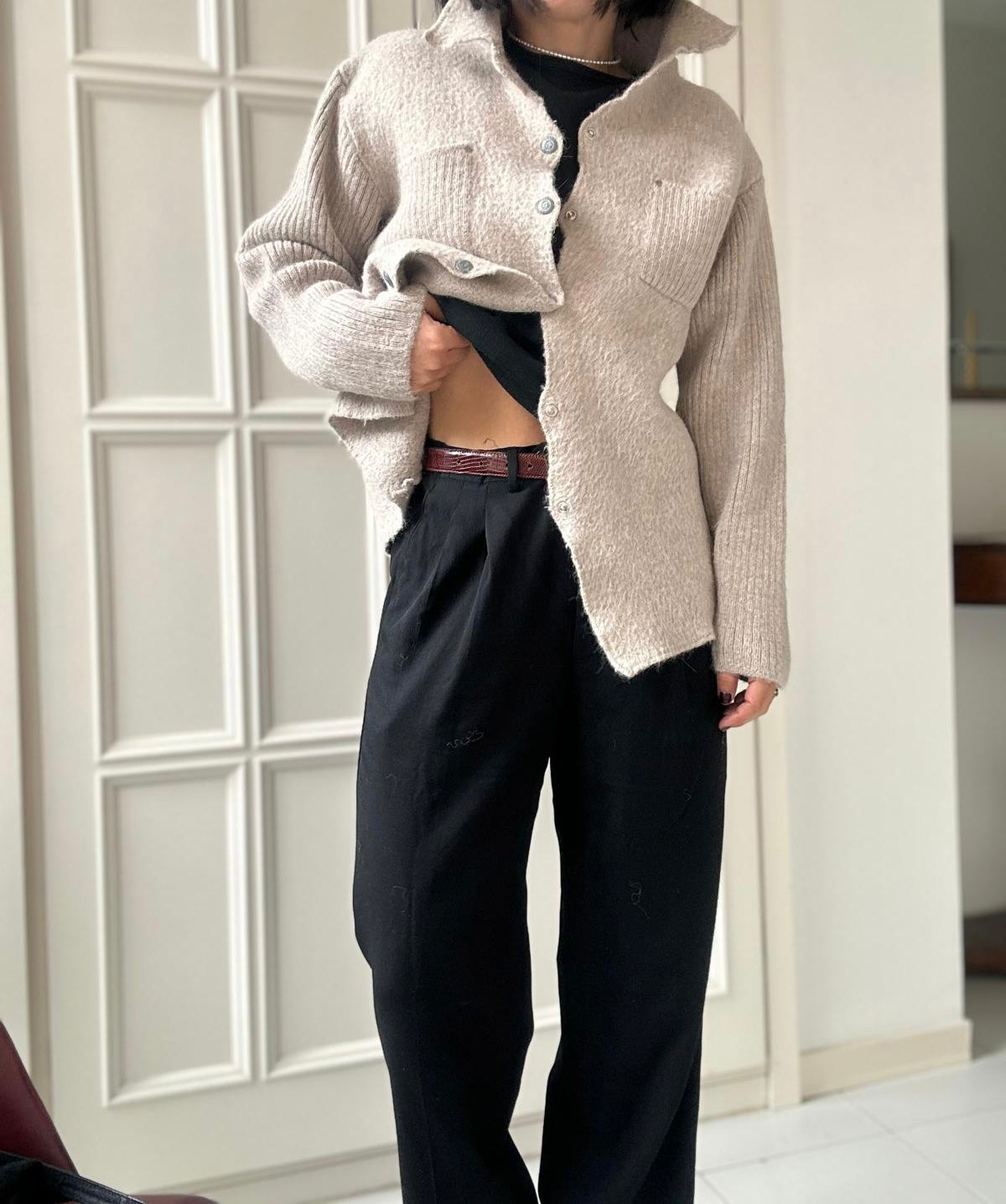 Cardigan in alpaca Les Copains