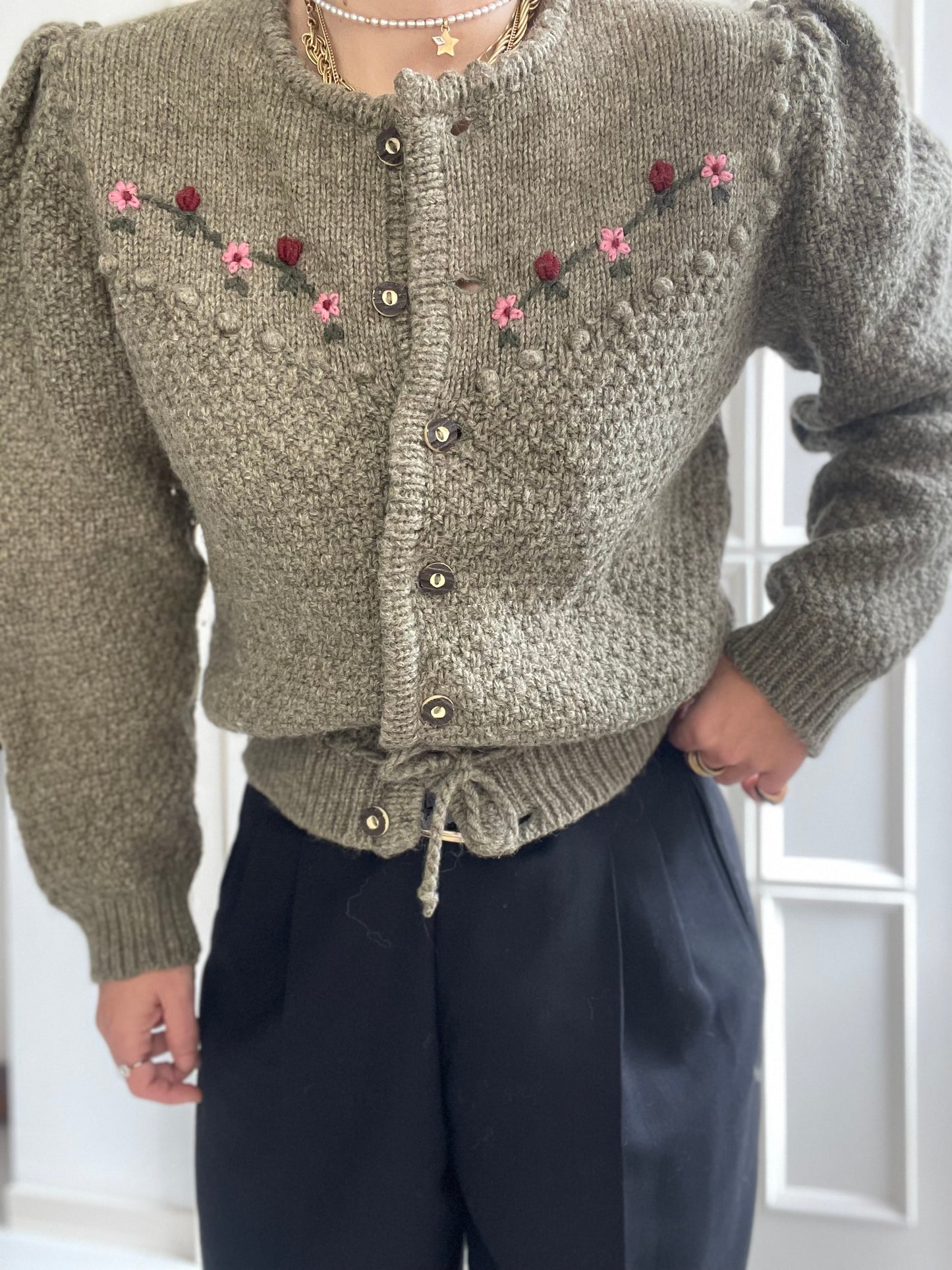 AUSTRIAN PURE WOOL CARDIGAN