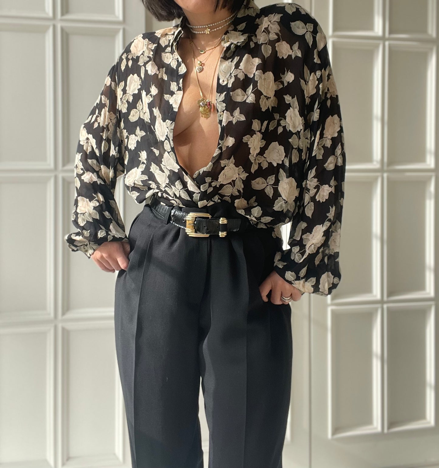 CAMICIA IN SETA SALVATORE FERRAGAMO