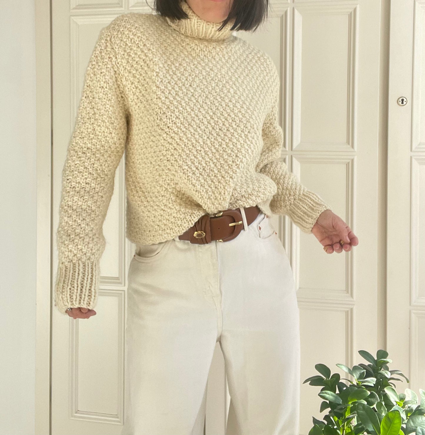 PULLOVER COLLO ALTO HANDMADE