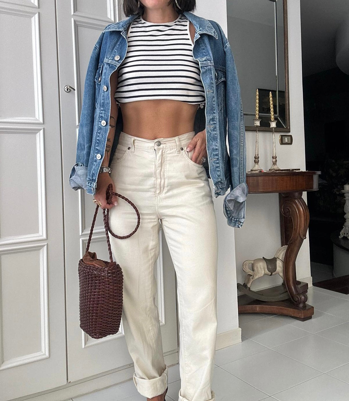 Denim jacket Versace