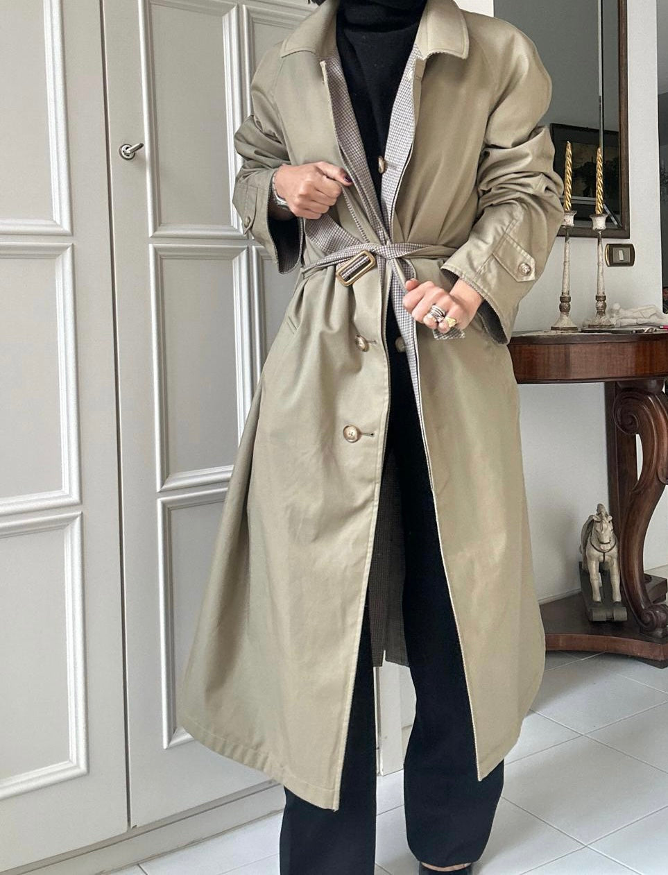 Trench double face