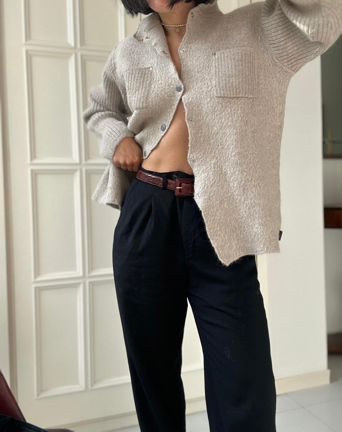 Cardigan in alpaca Les Copains