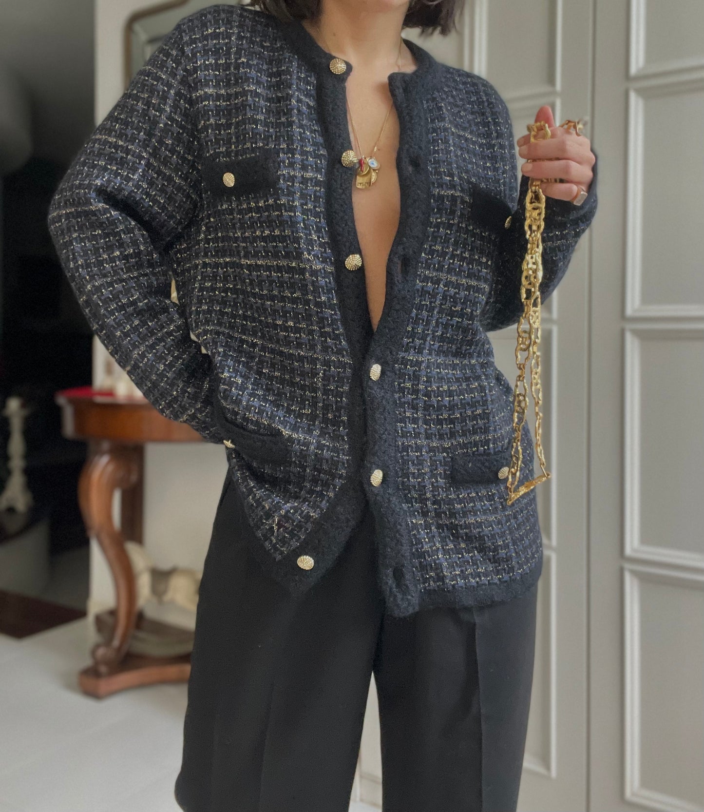 CARDIGAN CON CINTURA