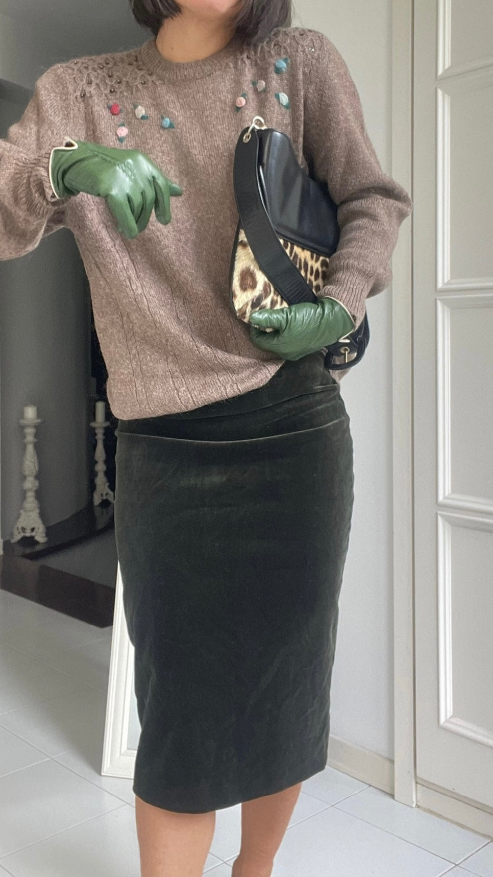 Gonna Aspesi velluto