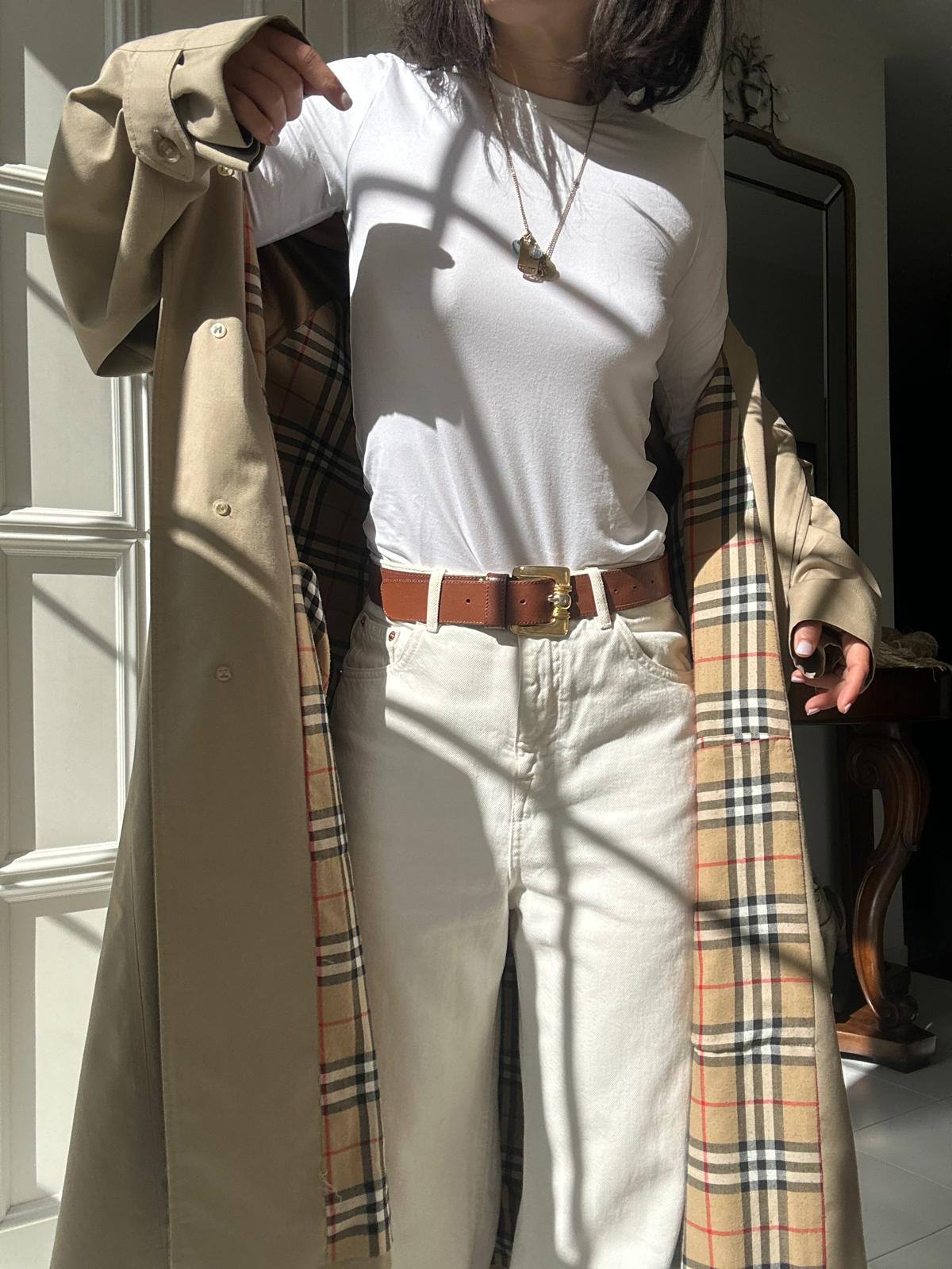 Burberry trench lungo