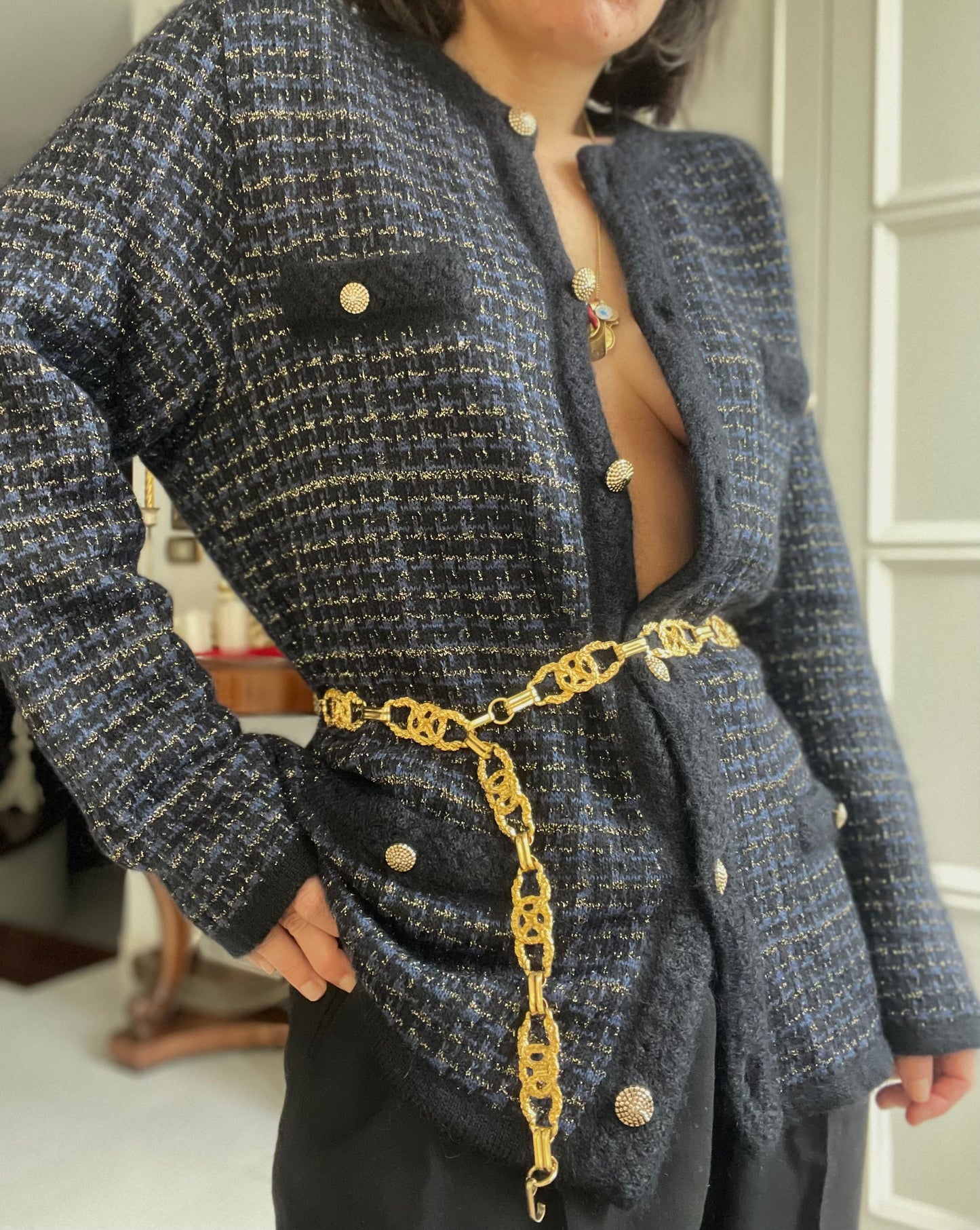 CARDIGAN CON CINTURA