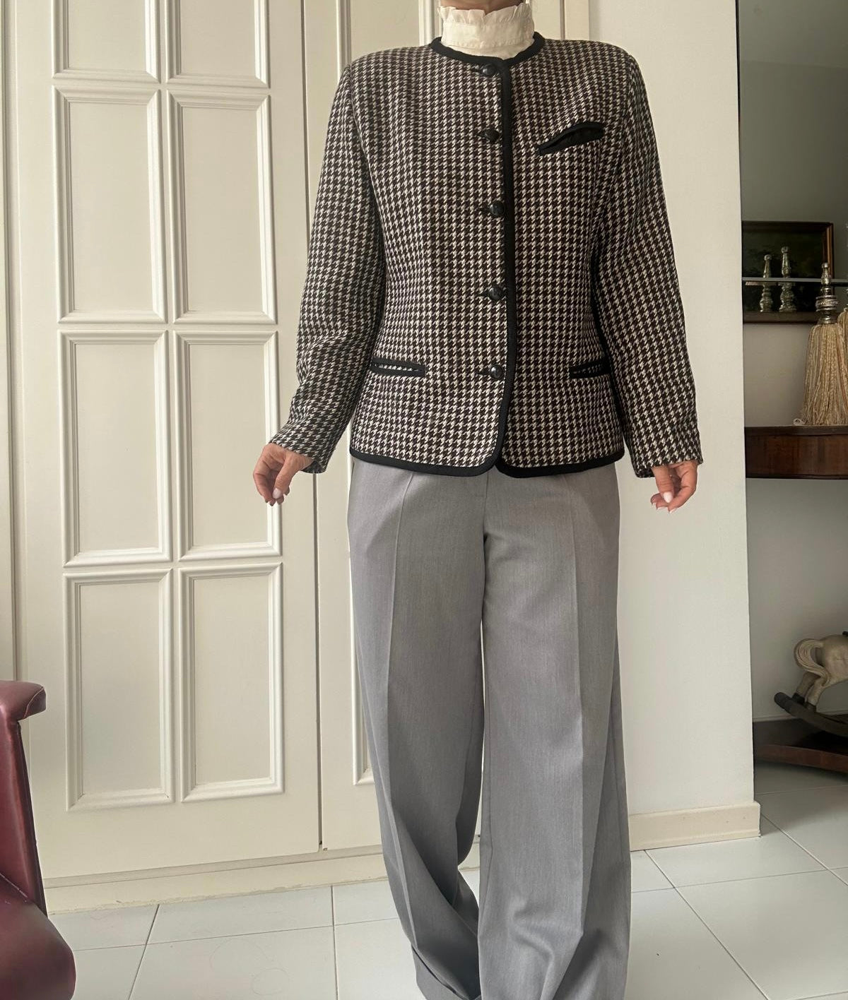 Piede de poule jacket