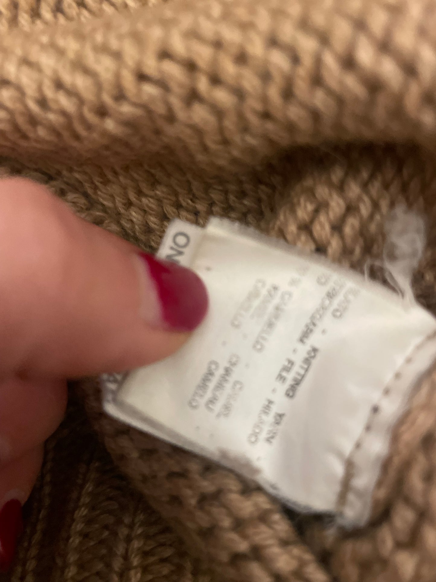 Pullover Max Mara in cammello