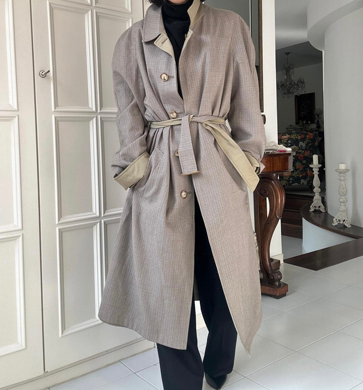 Trench double face