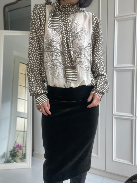 Blusa seta