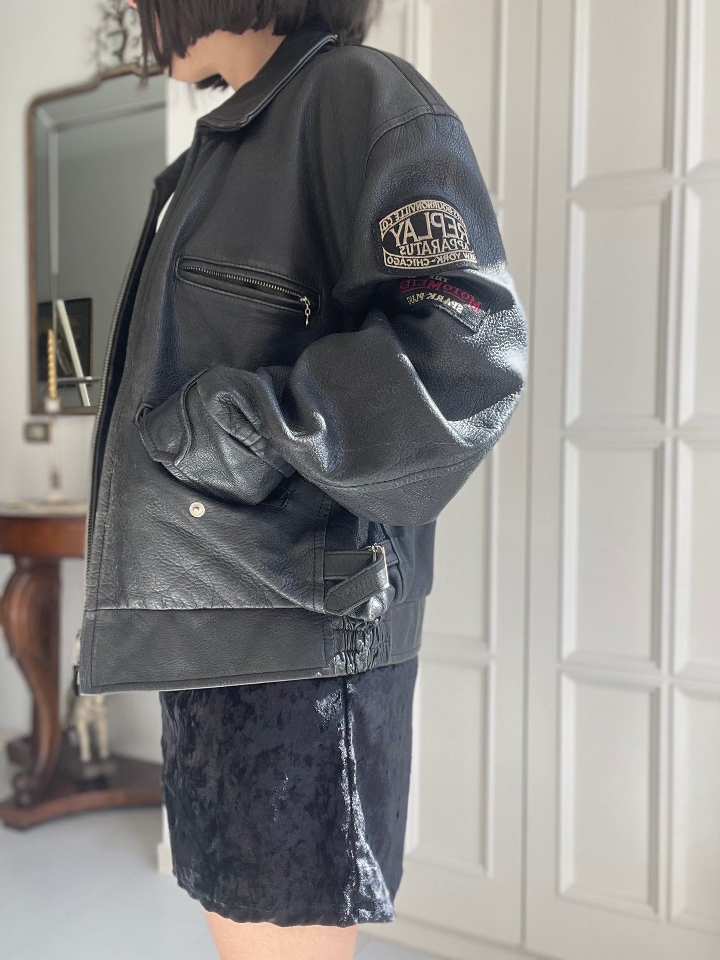 LEATHER JACKET REPLAY