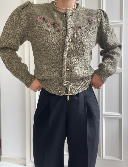 AUSTRIAN PURE WOOL CARDIGAN