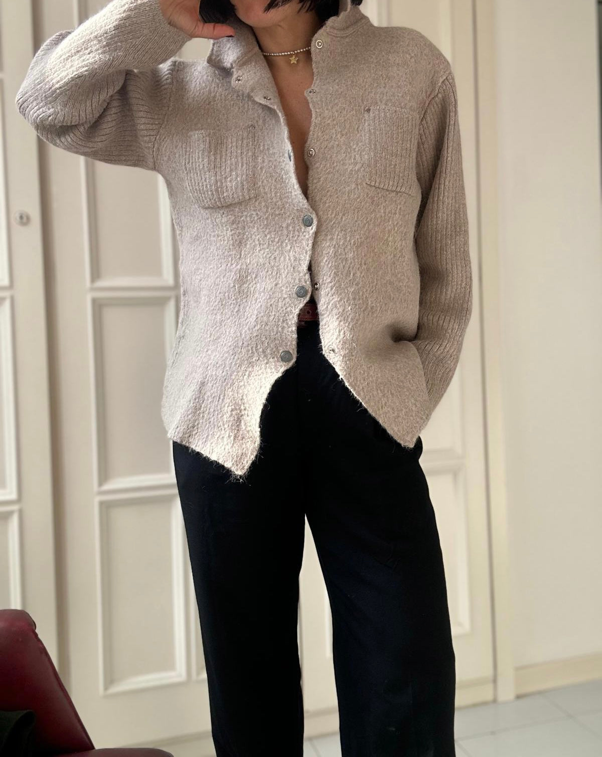 Cardigan in alpaca Les Copains