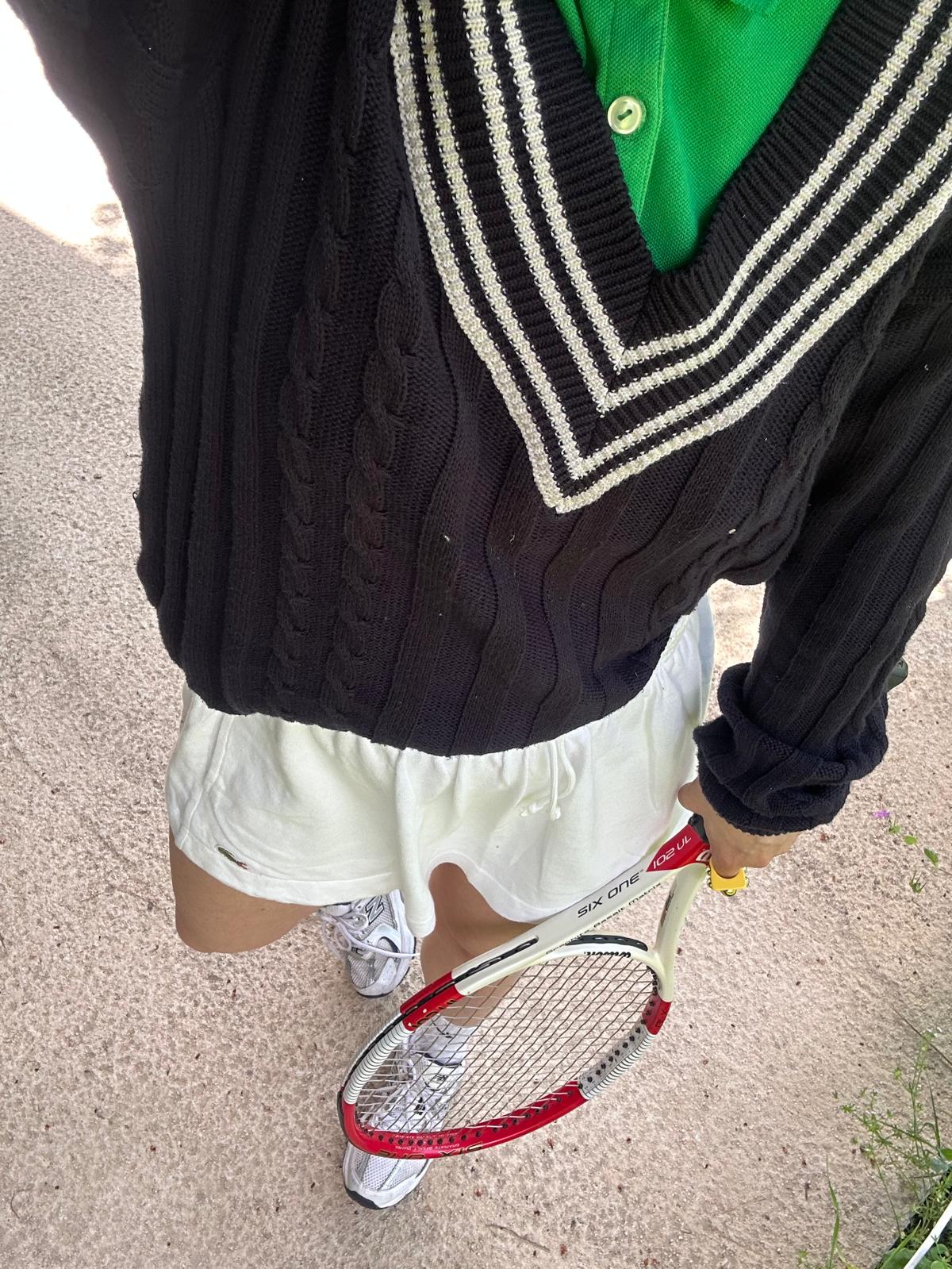 Cardigan vintage sporty