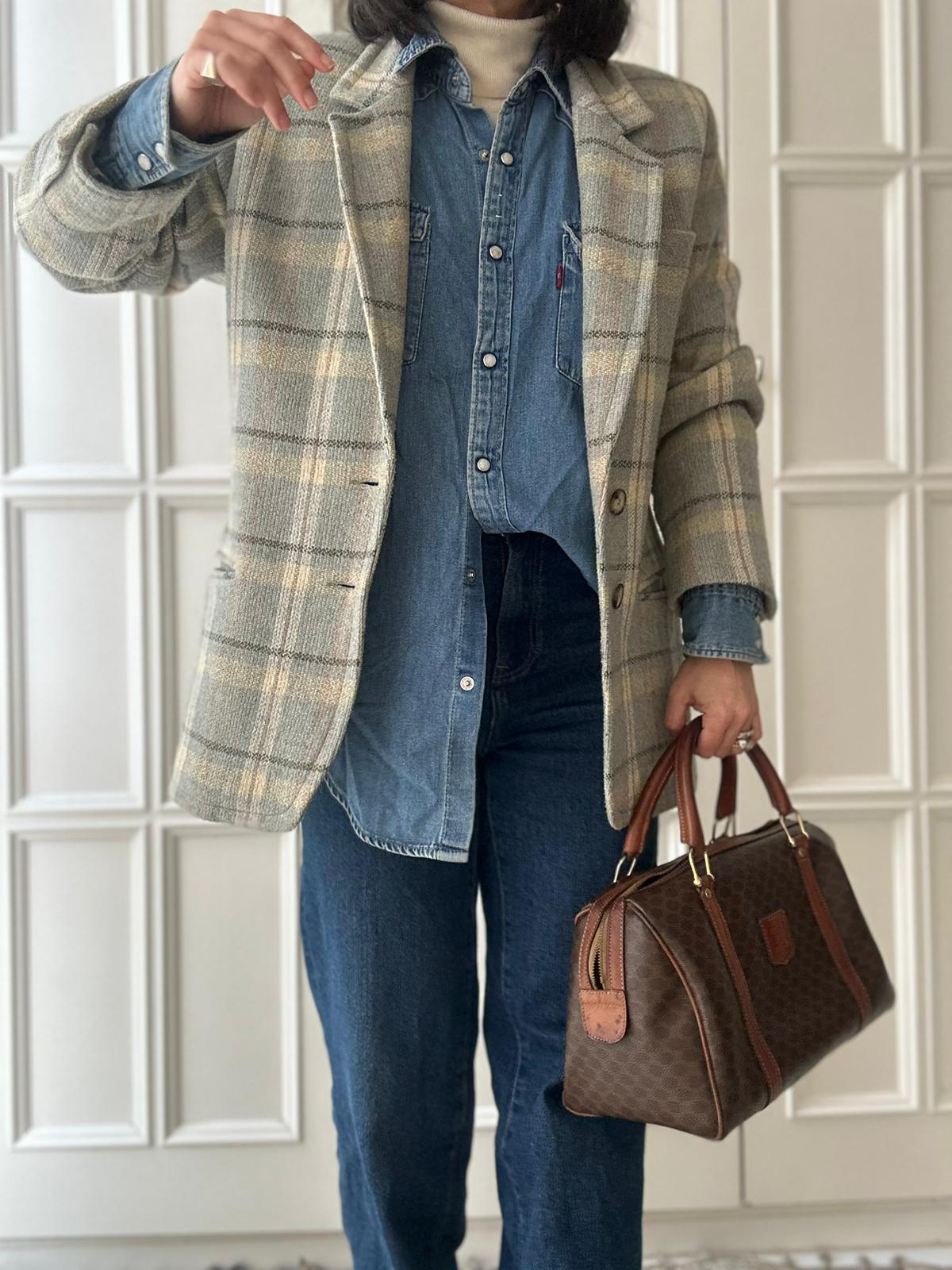 Blazer misto cashmere