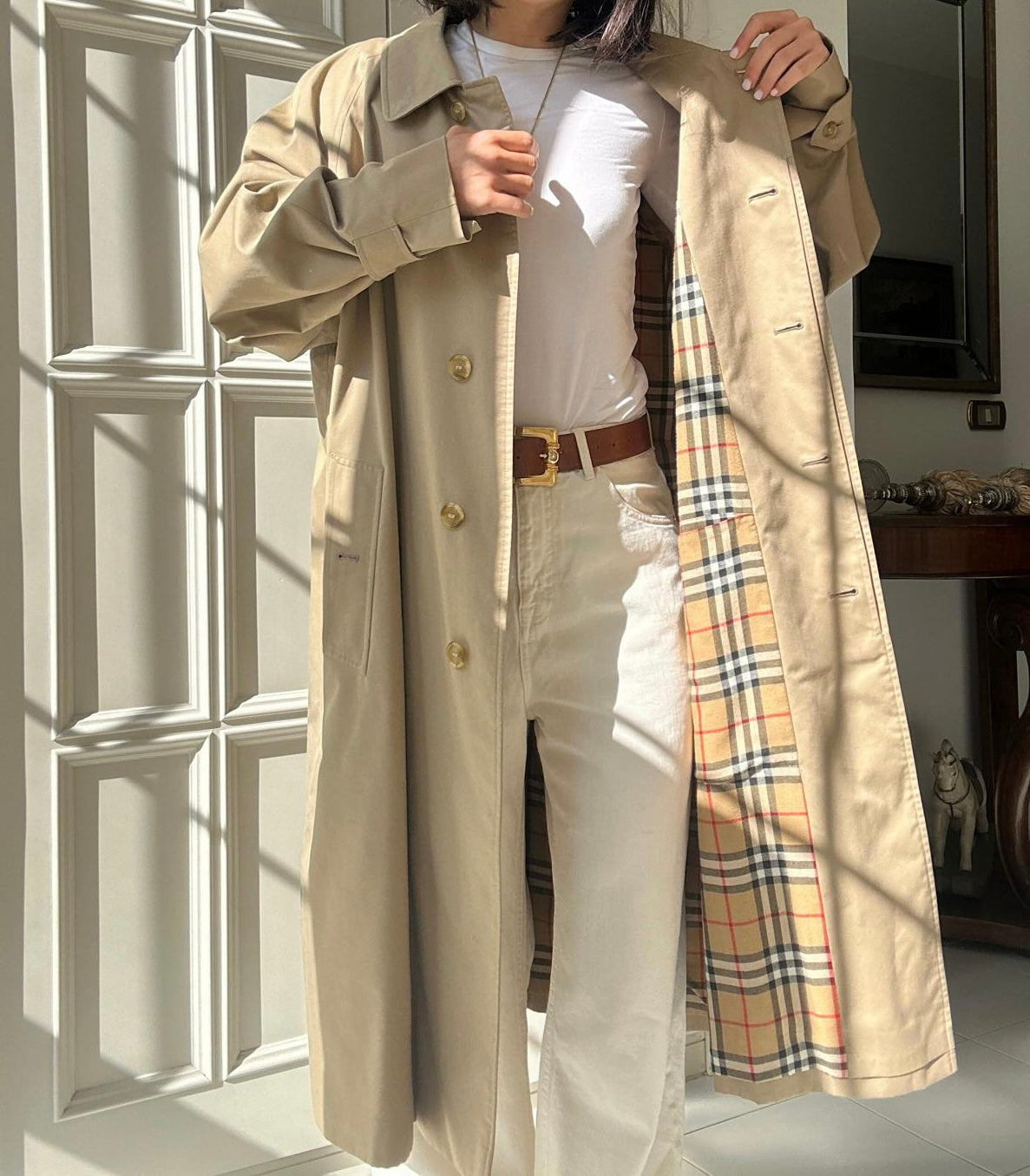 Burberry trench lungo