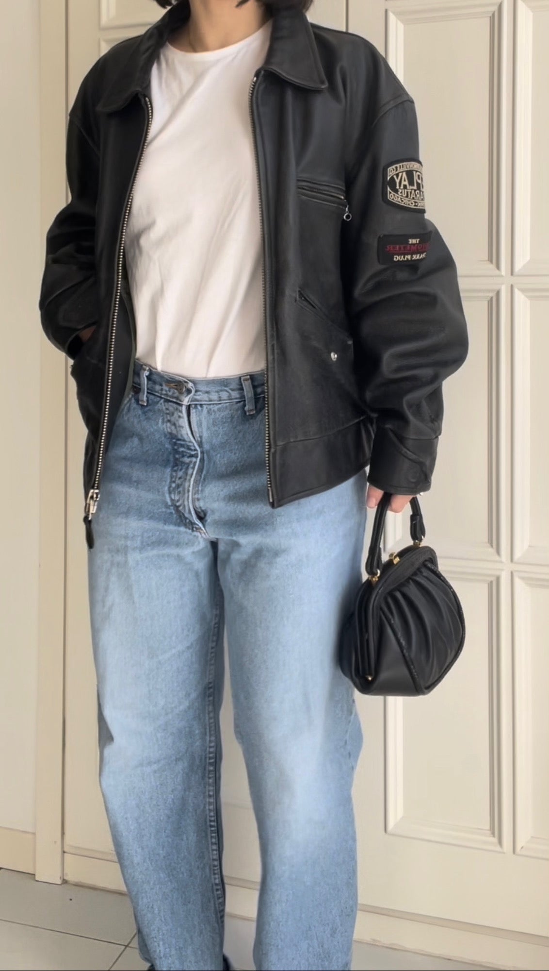 LEATHER JACKET REPLAY