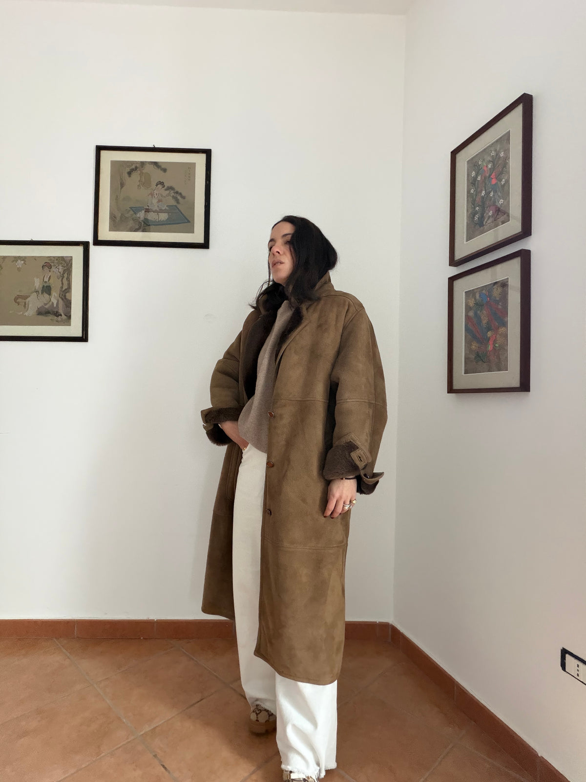Shearling lungo