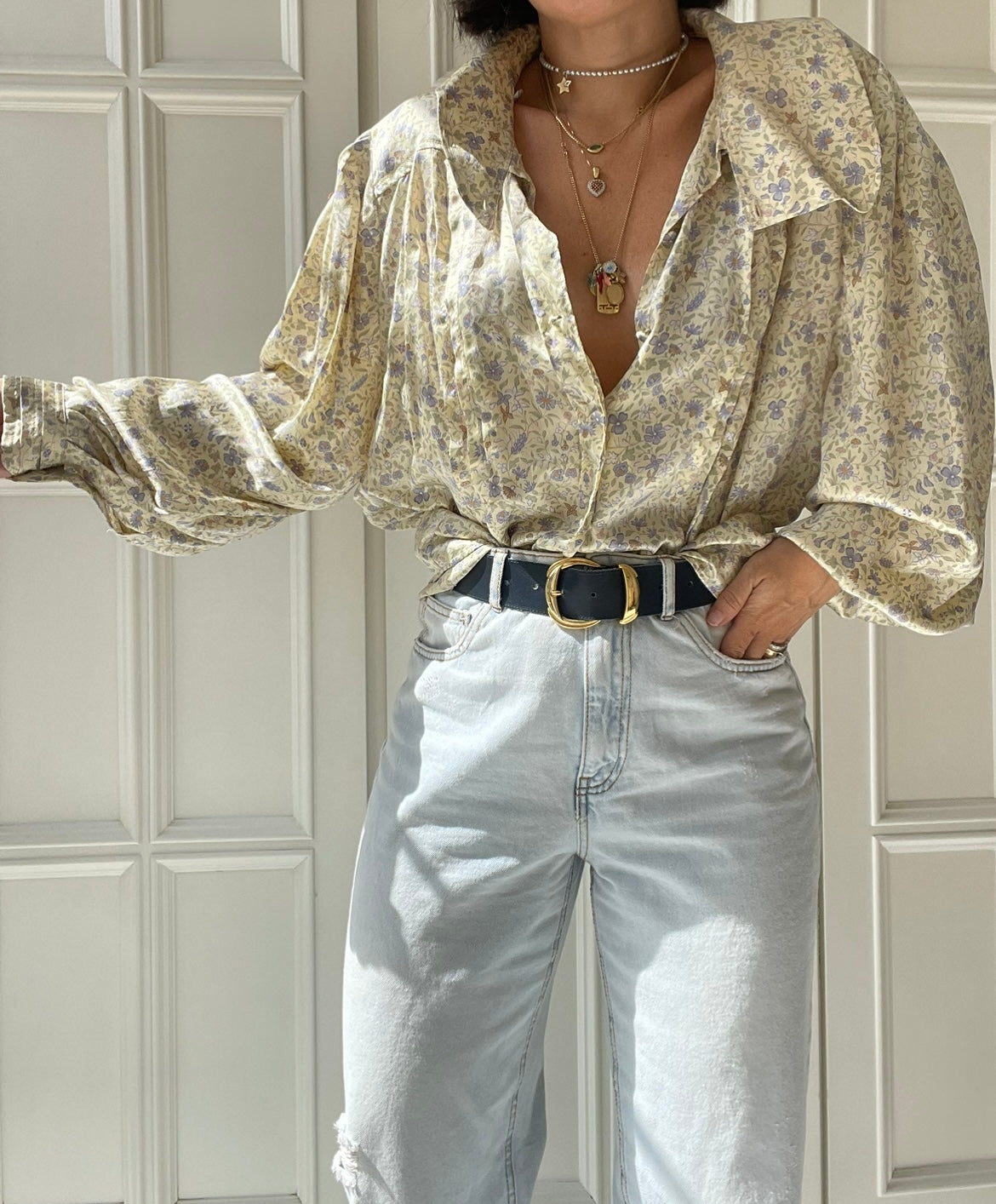 CAMICIA PURA SETA LIBERTY