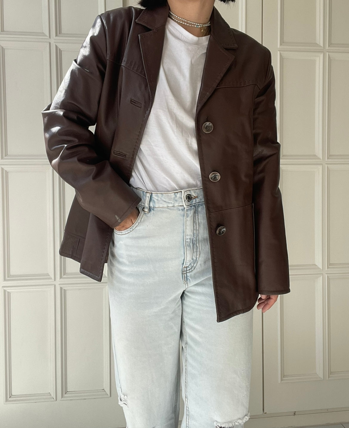 BLAZER PELLE