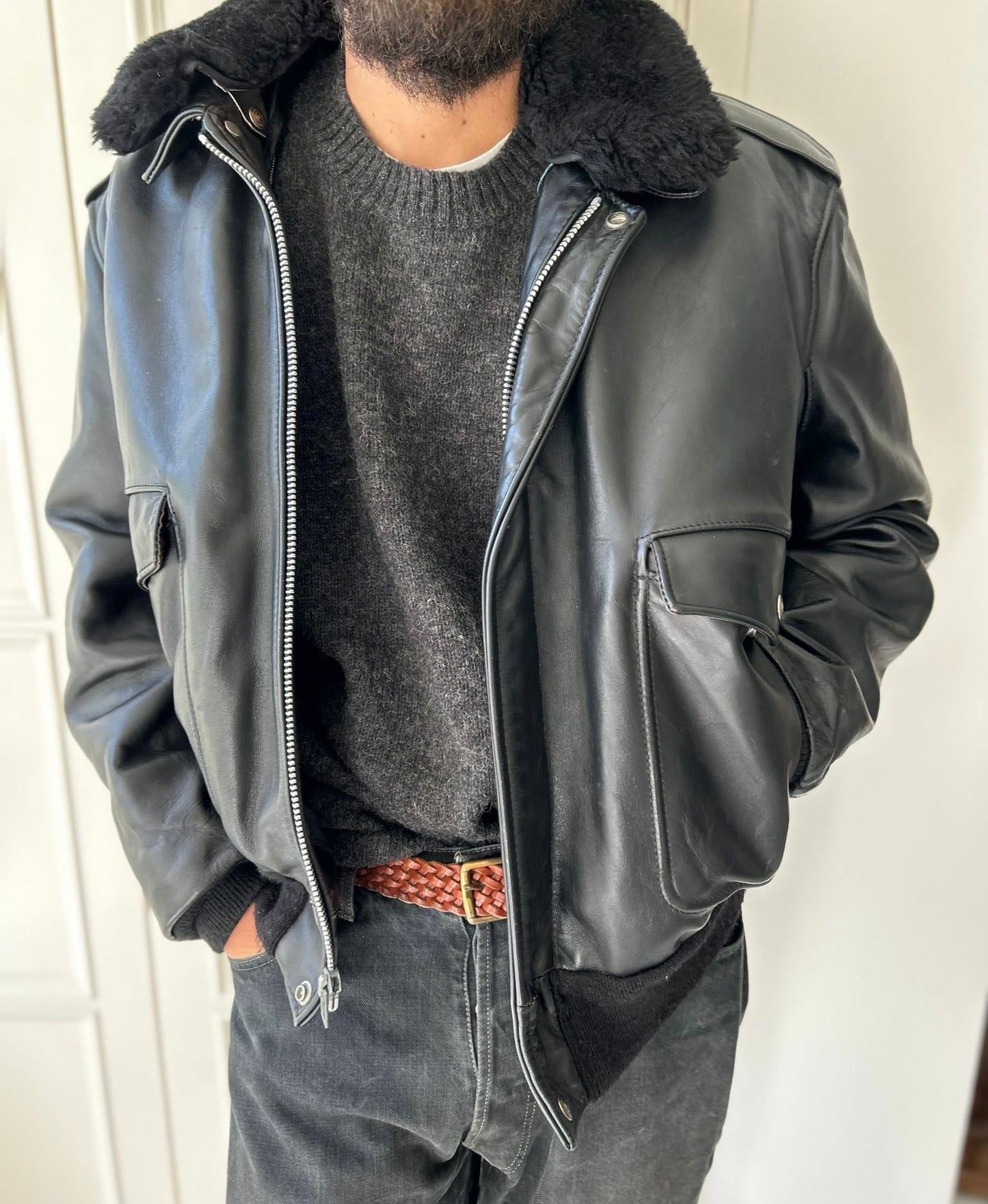 SCHOTT BOMBER PELLE