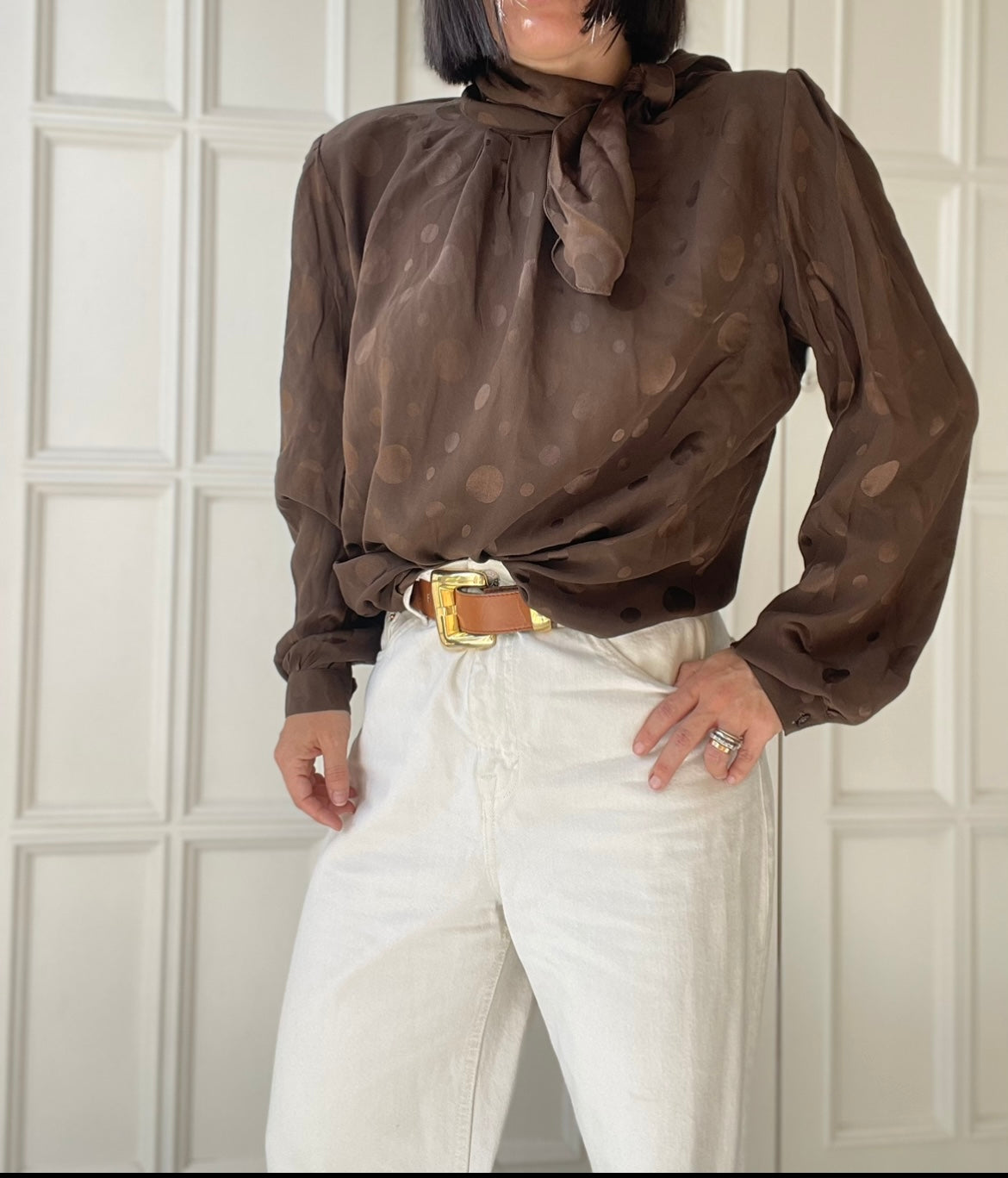 CAMICIA VINTAGE IN SETA VALENTINO