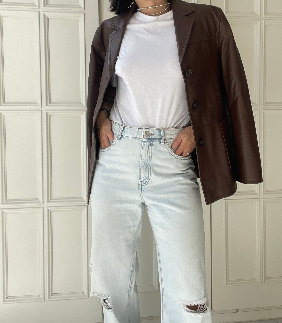 BLAZER PELLE