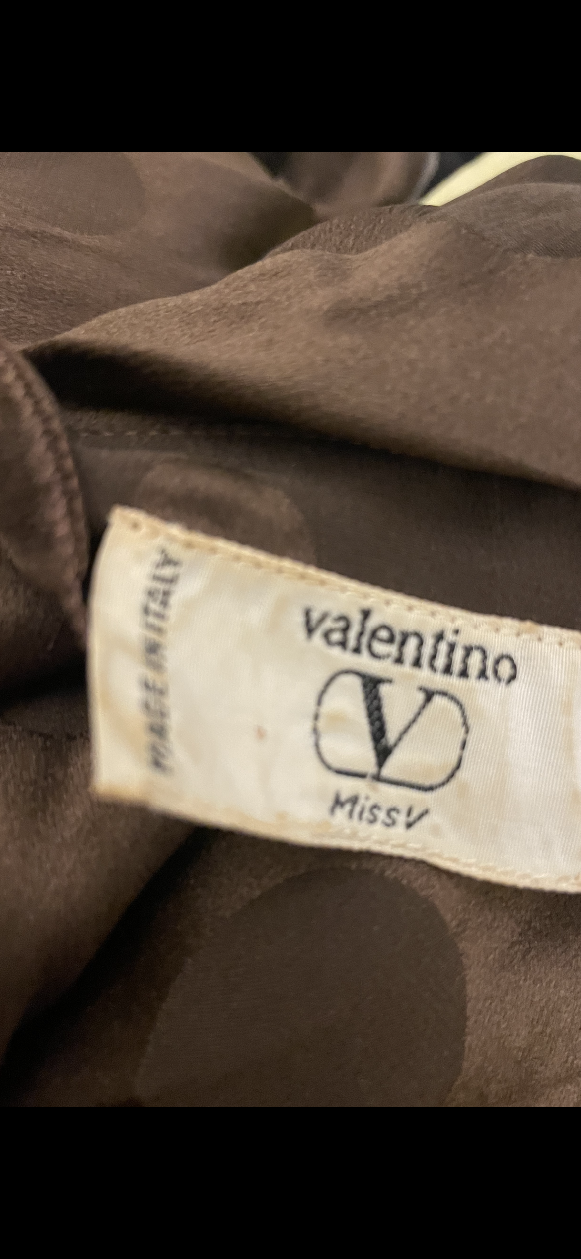 CAMICIA VINTAGE IN SETA VALENTINO
