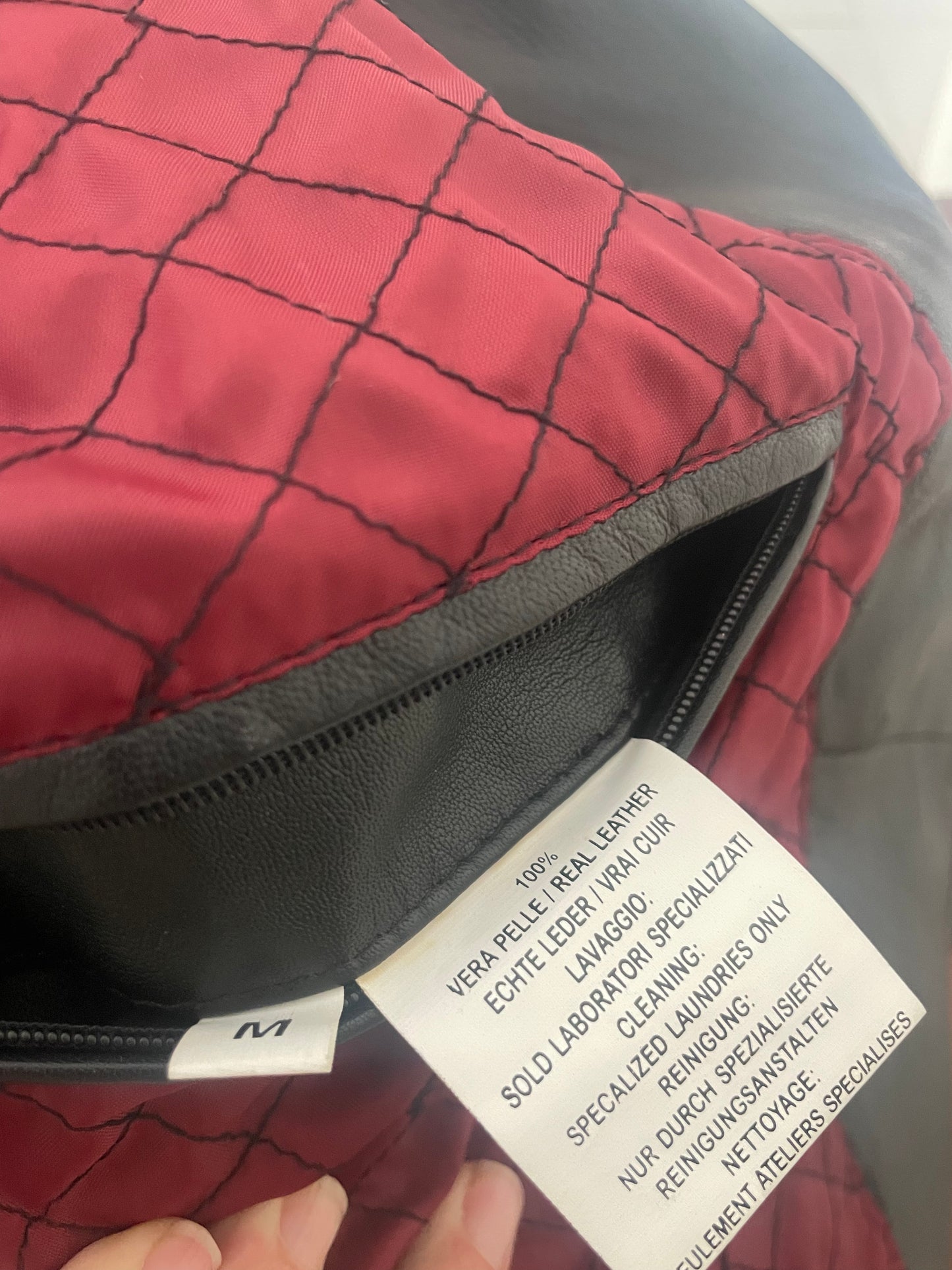 LEATHER BIKER JACKET