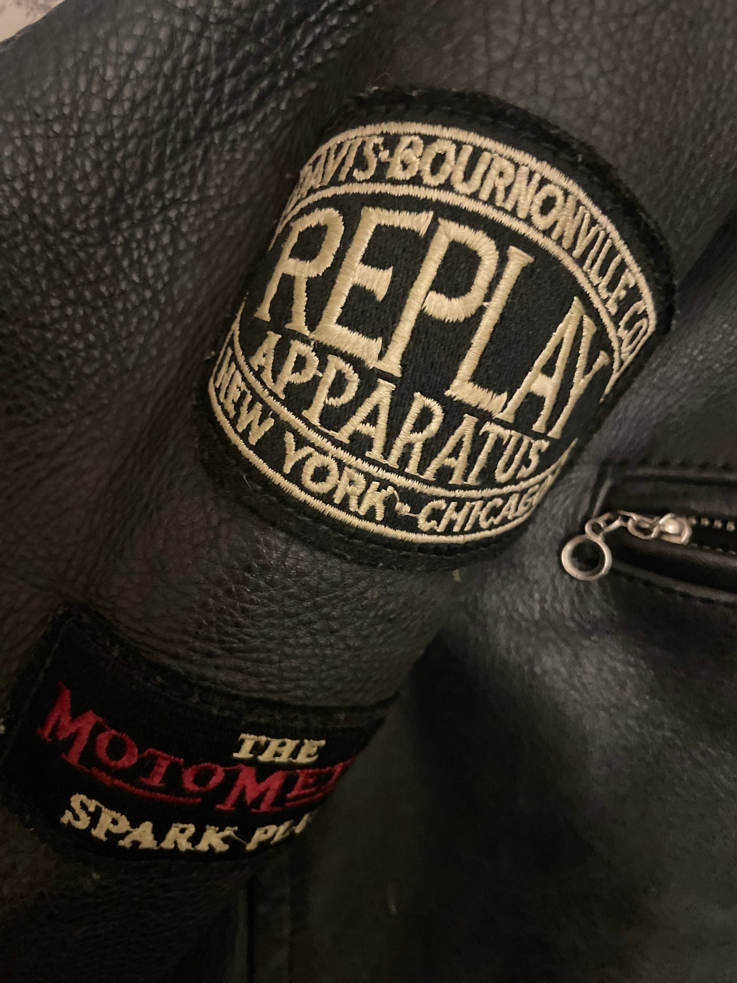 LEATHER JACKET REPLAY