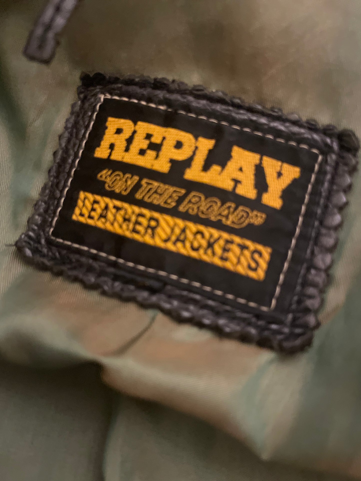 LEATHER JACKET REPLAY