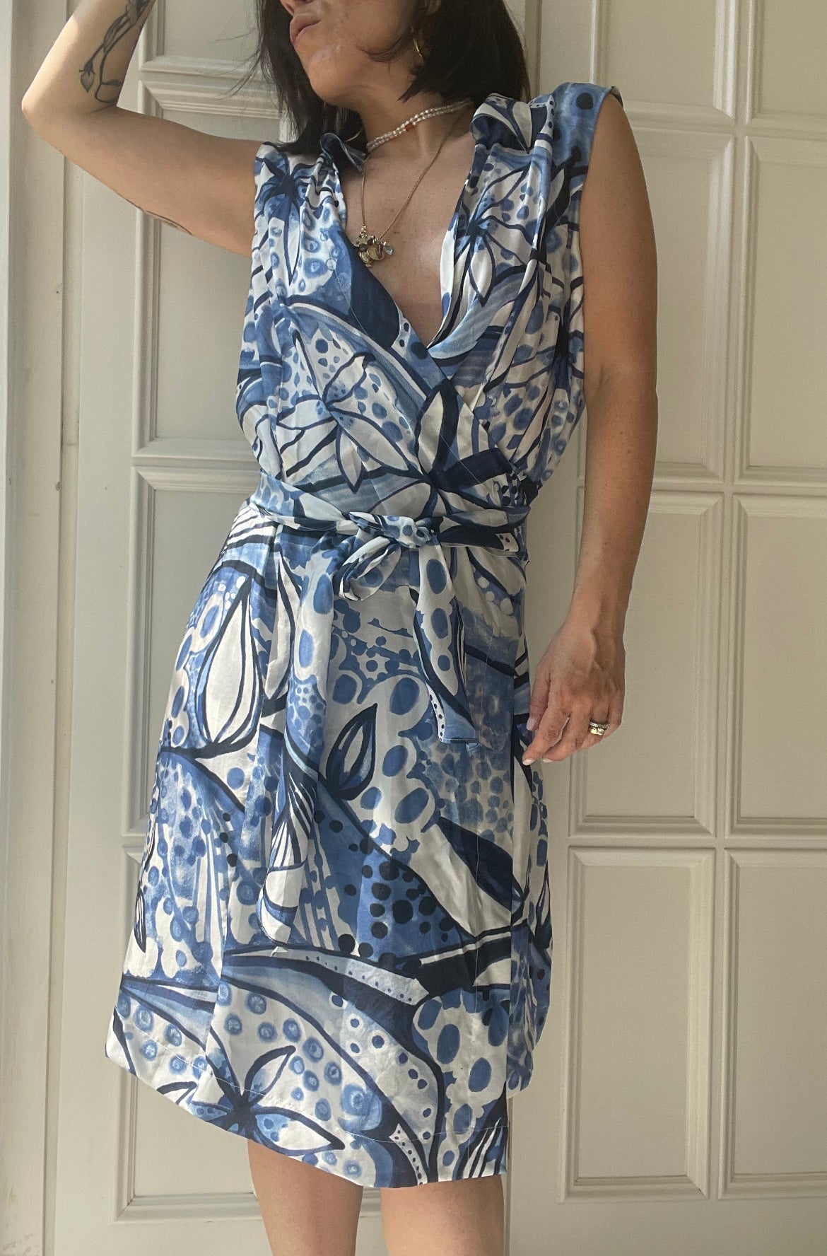 MARINA RINALDI PURE SILK DRESS