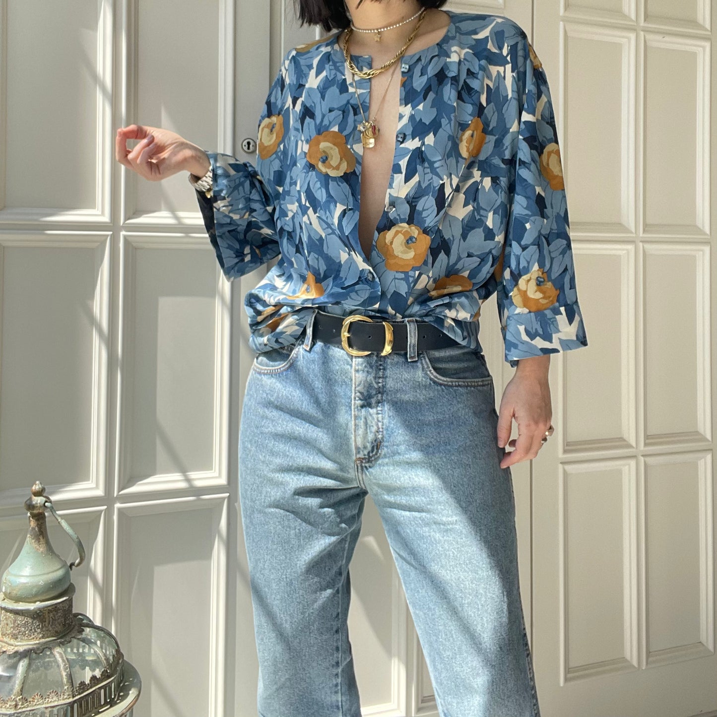 CAMICIA KIMONO IN SETA