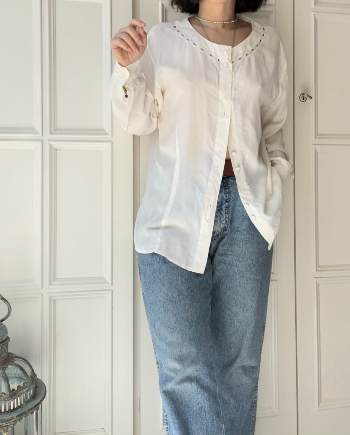 CAMICIA IN PURA SETA