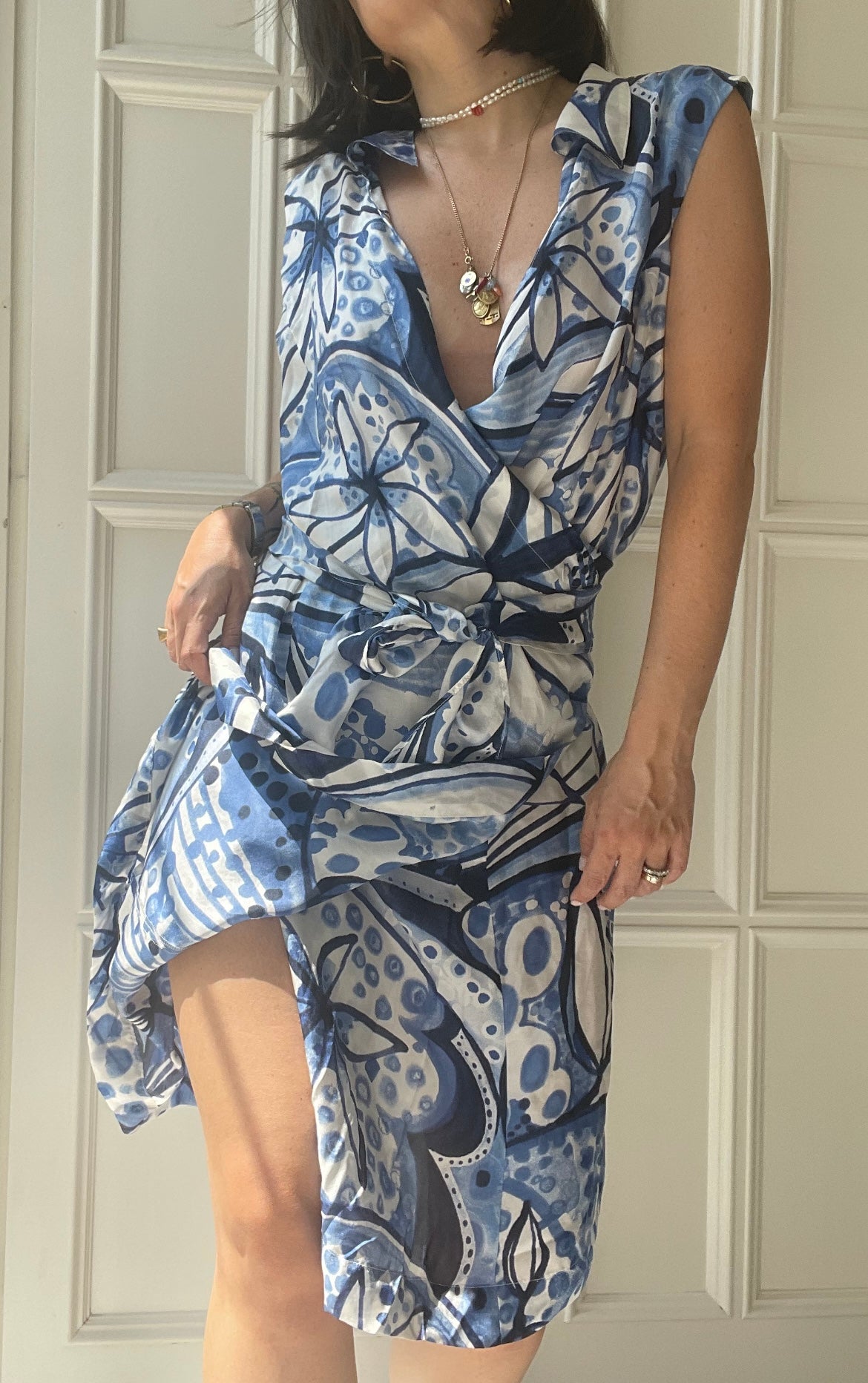MARINA RINALDI PURE SILK DRESS