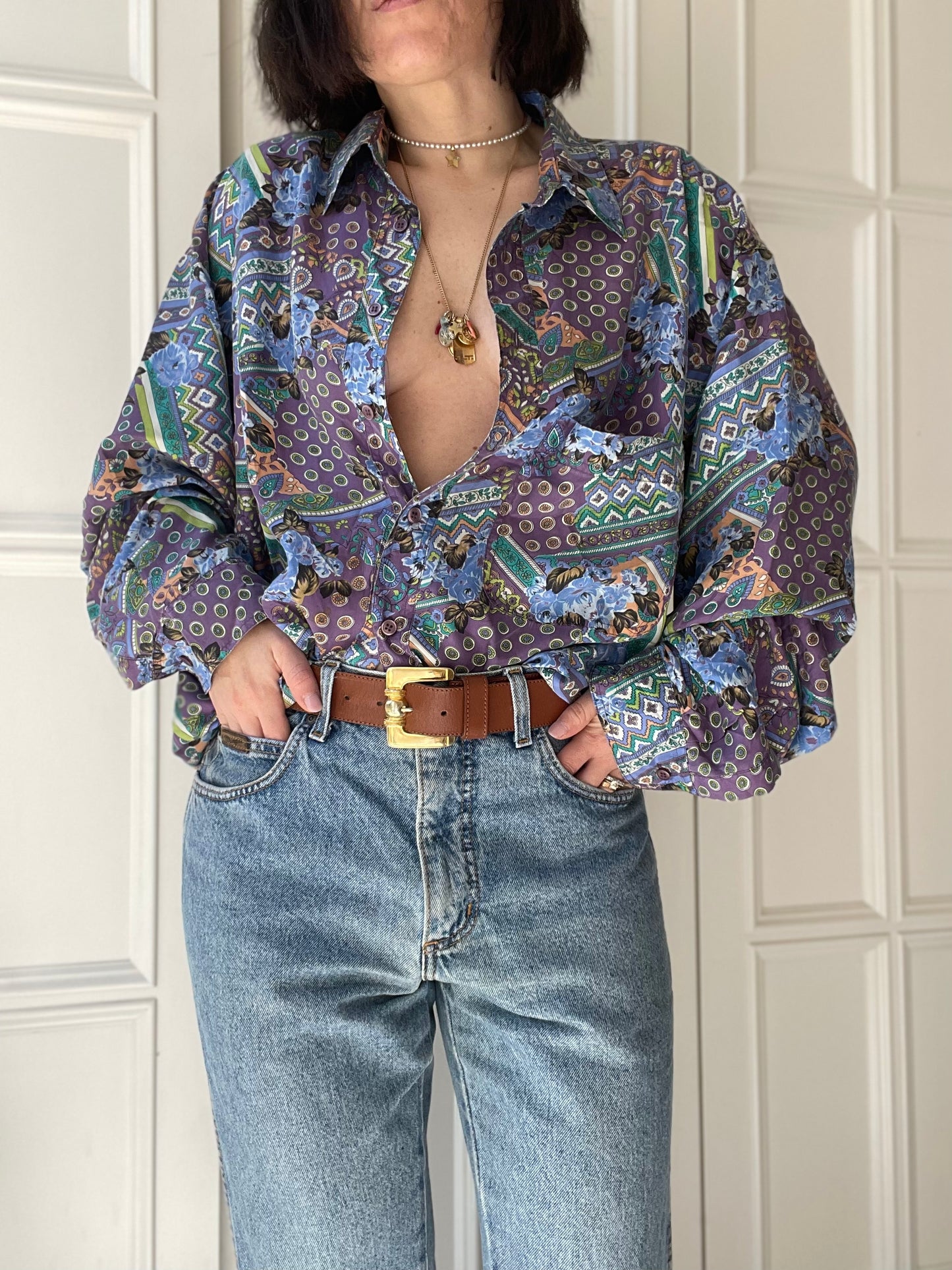 CAMICIA IN PURA SETA