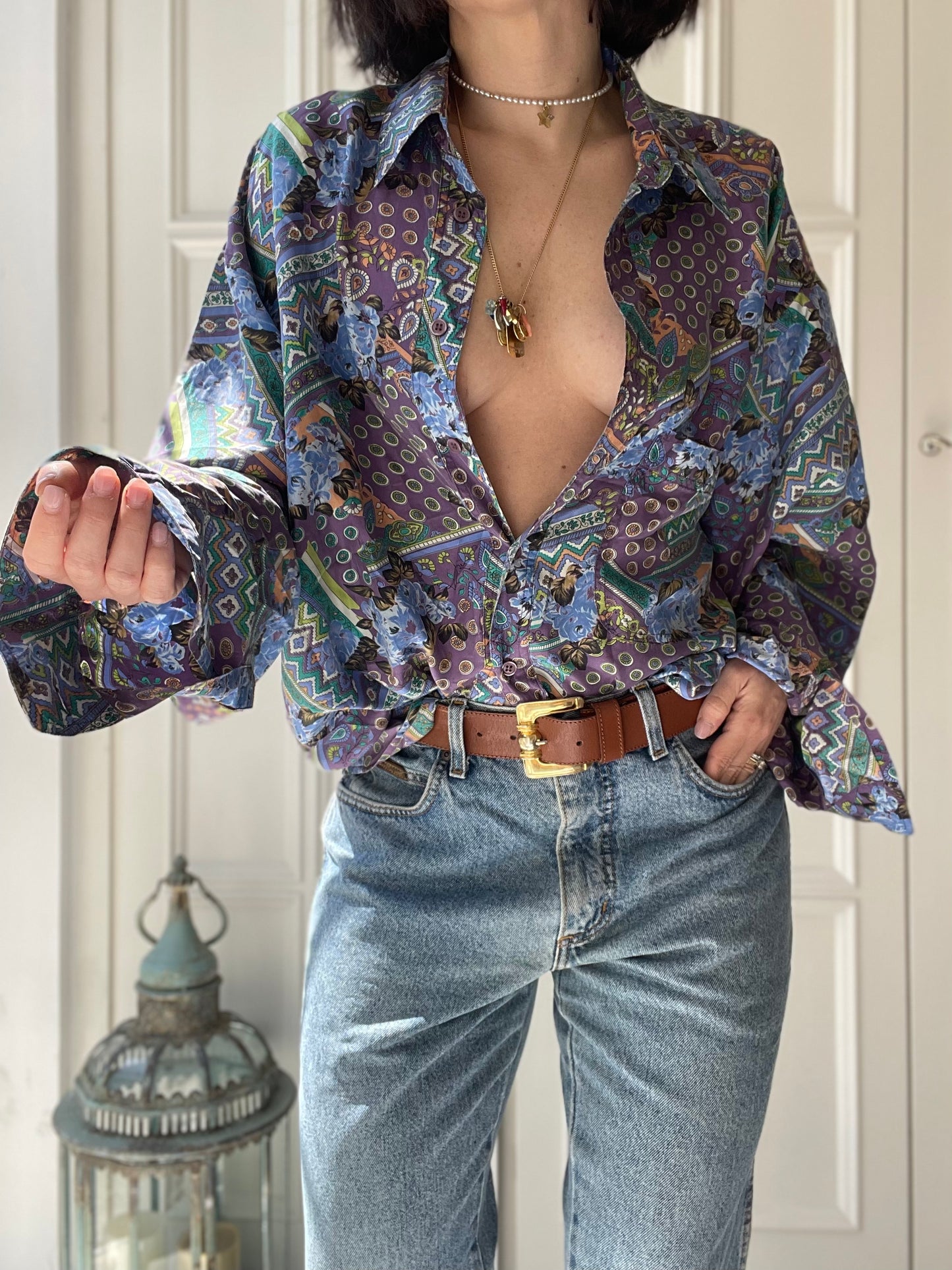 CAMICIA IN PURA SETA