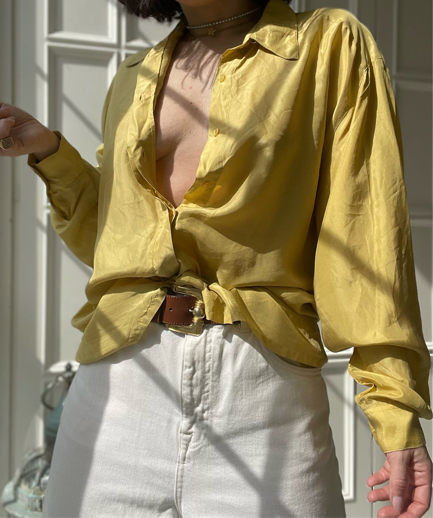 CAMICIA IN PURA SETA
