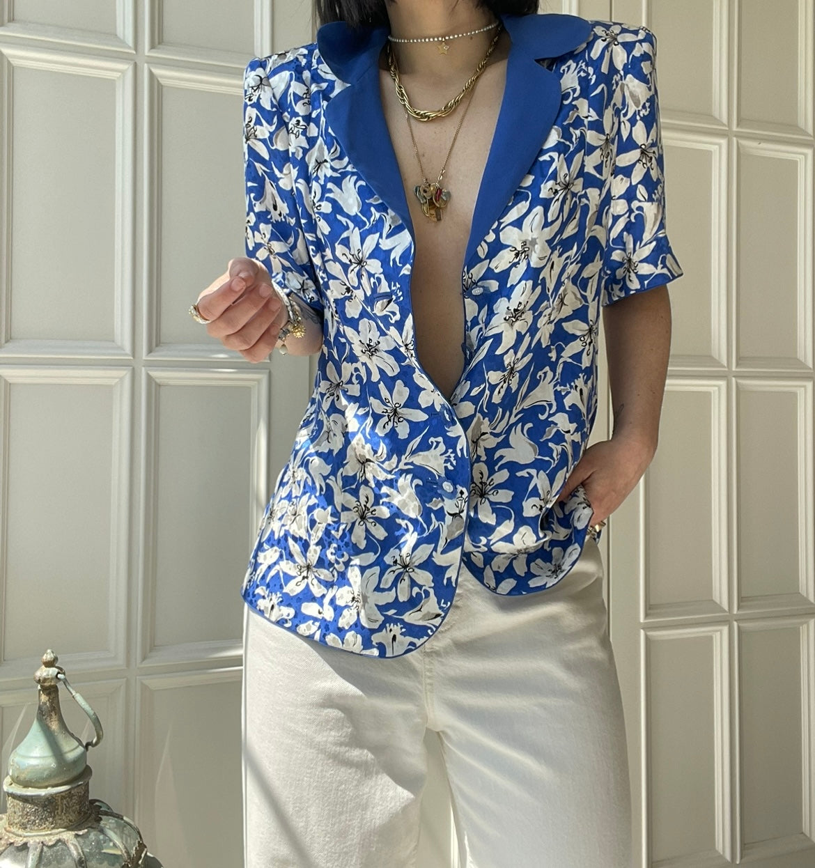 BLAZER MANICHE CORTE