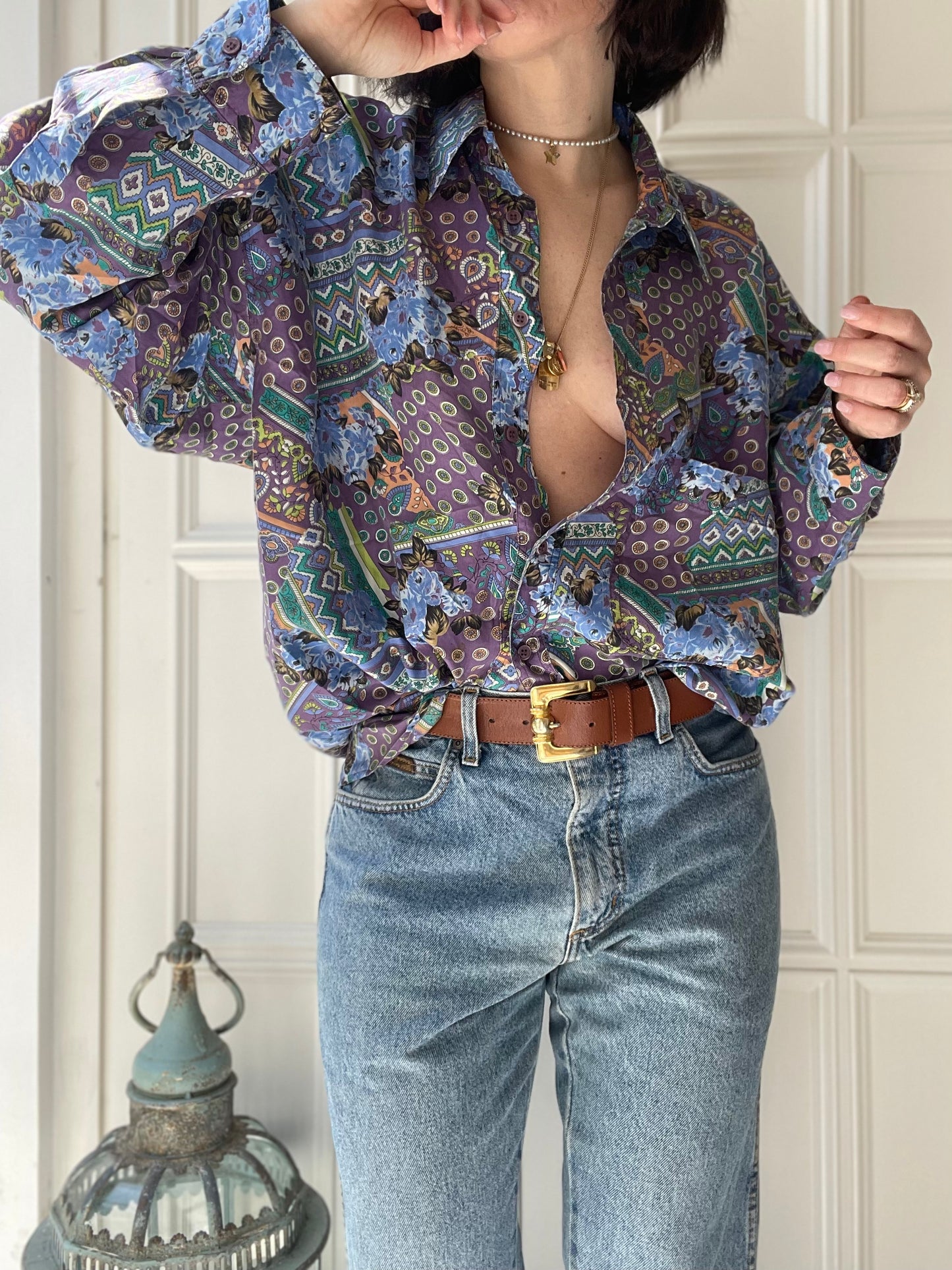 CAMICIA IN PURA SETA