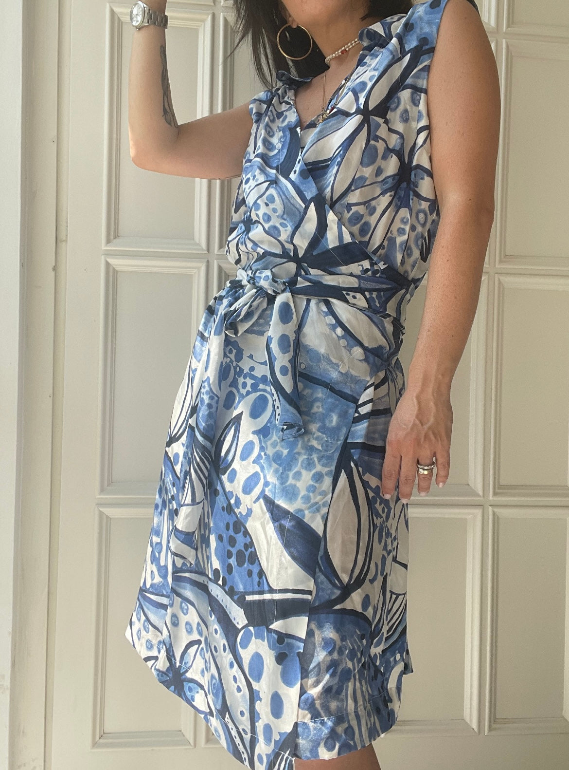 MARINA RINALDI PURE SILK DRESS