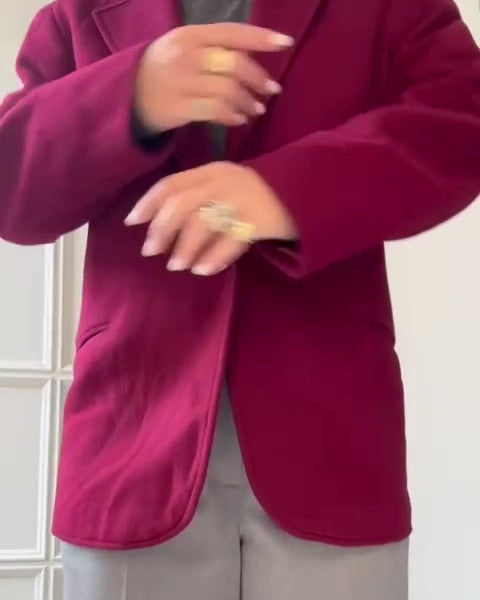 Blazer vintage bordeaux