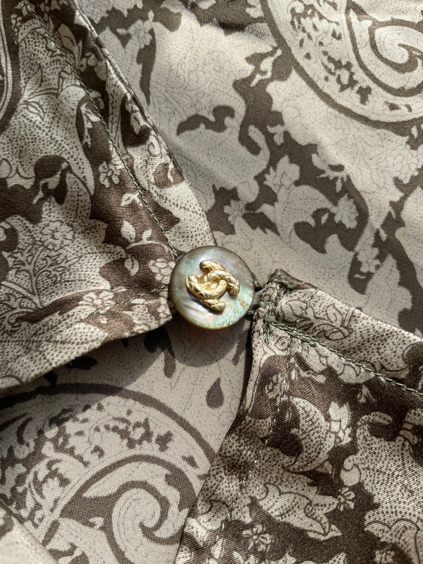 BLUSA IN SETA SARTORIALE