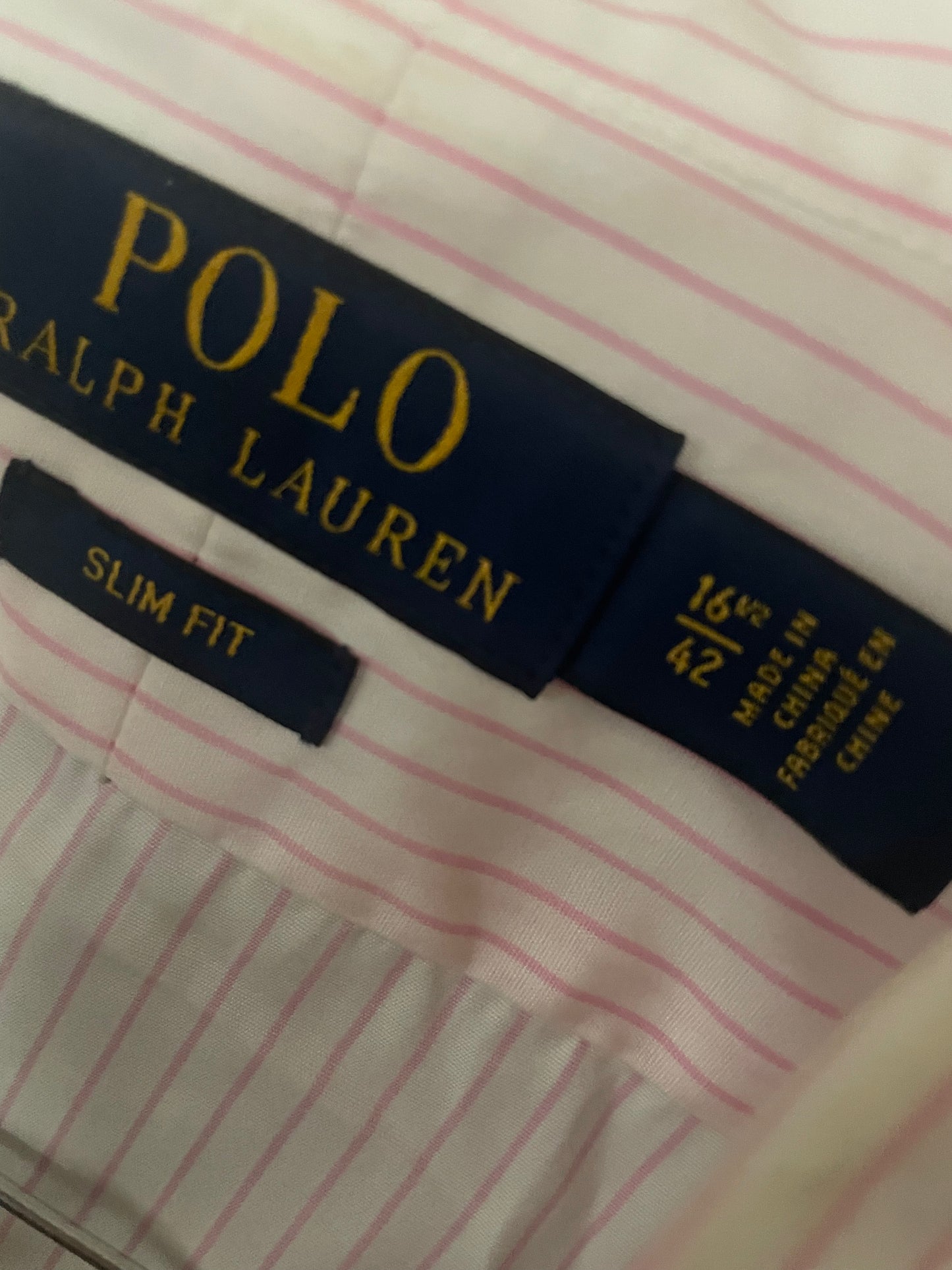 CAMICIA ROSA RALPH LAUREN